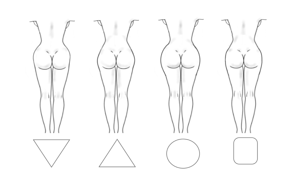shapes of women butt